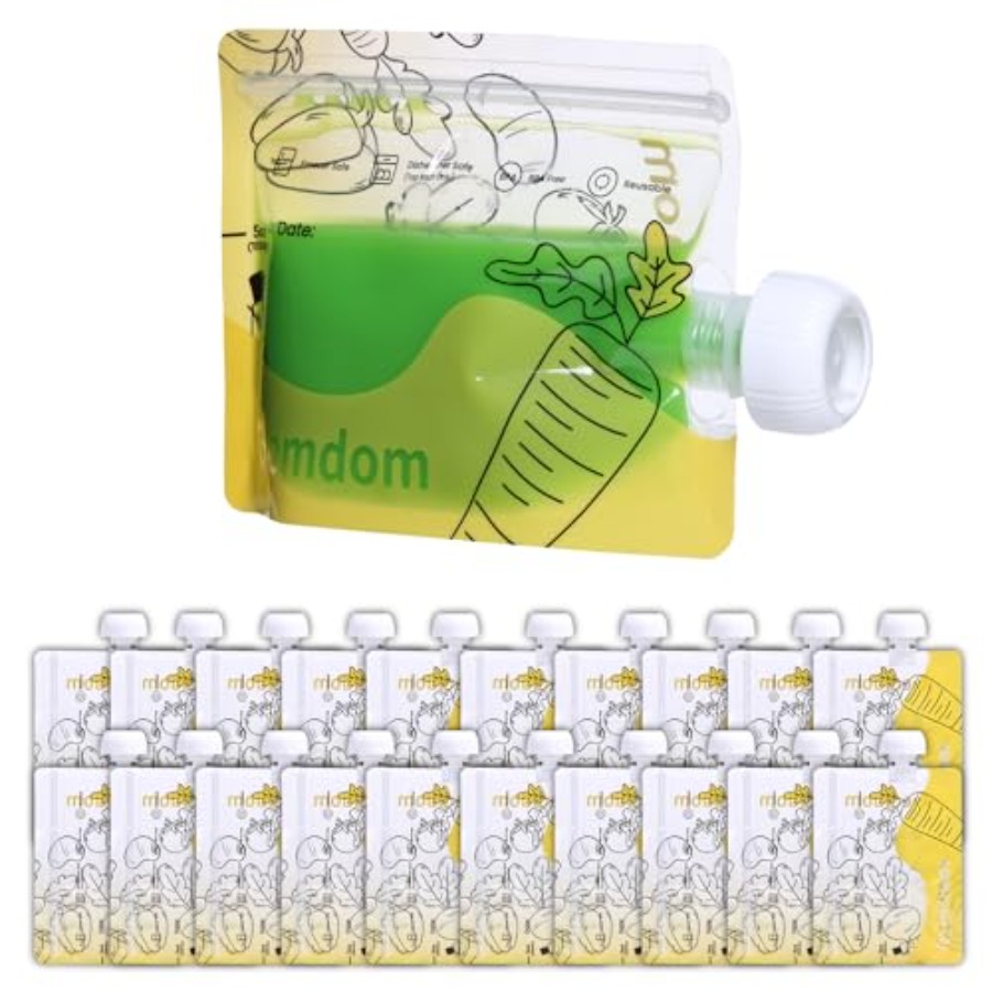 Baby Food Organic Pouches - Pack Reusable Baby Food Pouches for