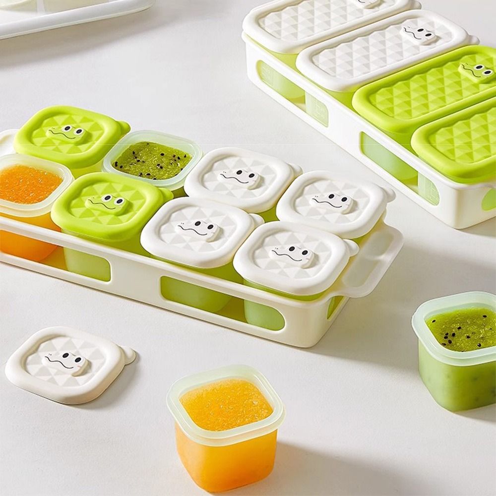 Easy Baby Food - 3/4/6 Grid Design Baby Food Freezer