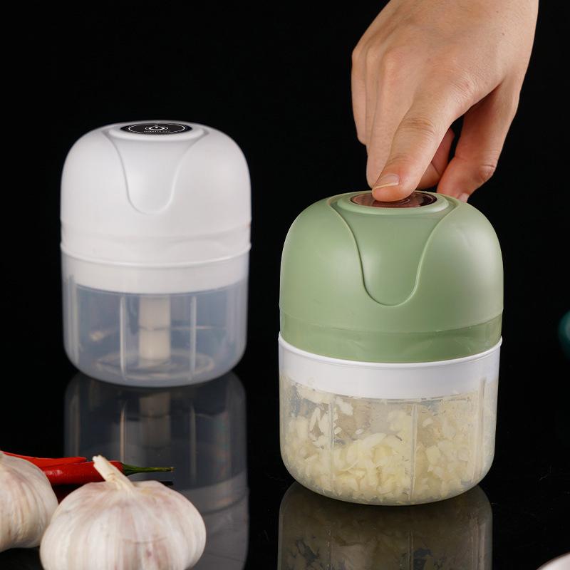 Baby Food Mill - Multifunctional Mini Electric Garlic Grinder for