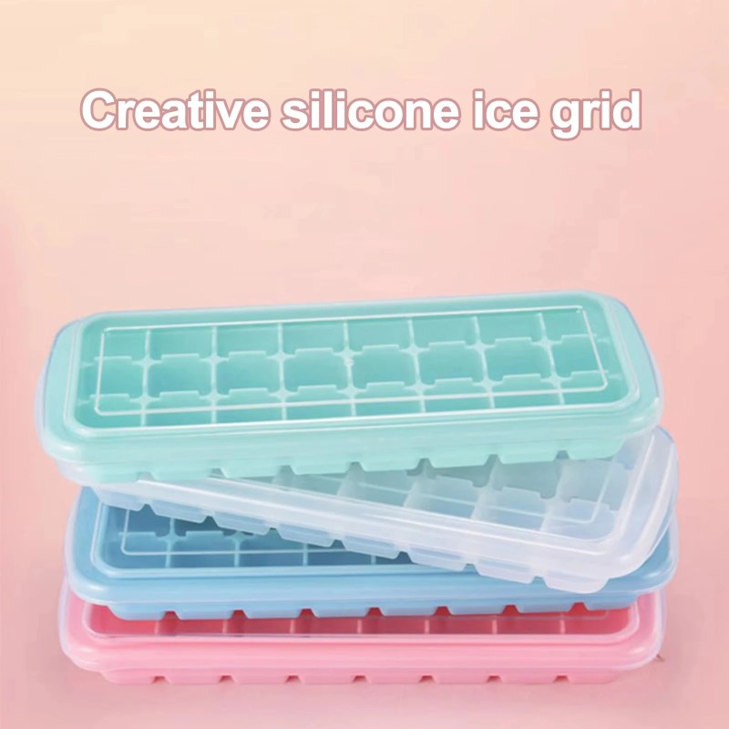 Easy Baby Food - Silicone Ice Cubes Tray with Lid