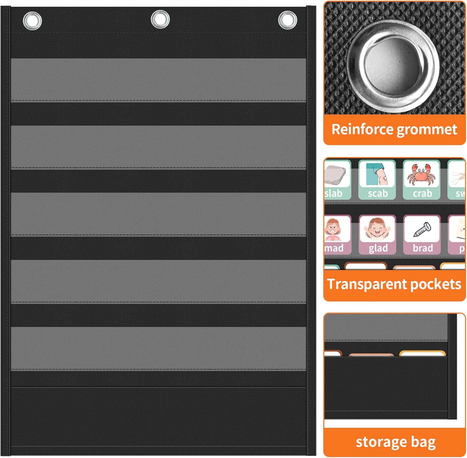 Standard Pocket Chart Clear 5  - Baby Food Tracker incelemesi ve fiyatı