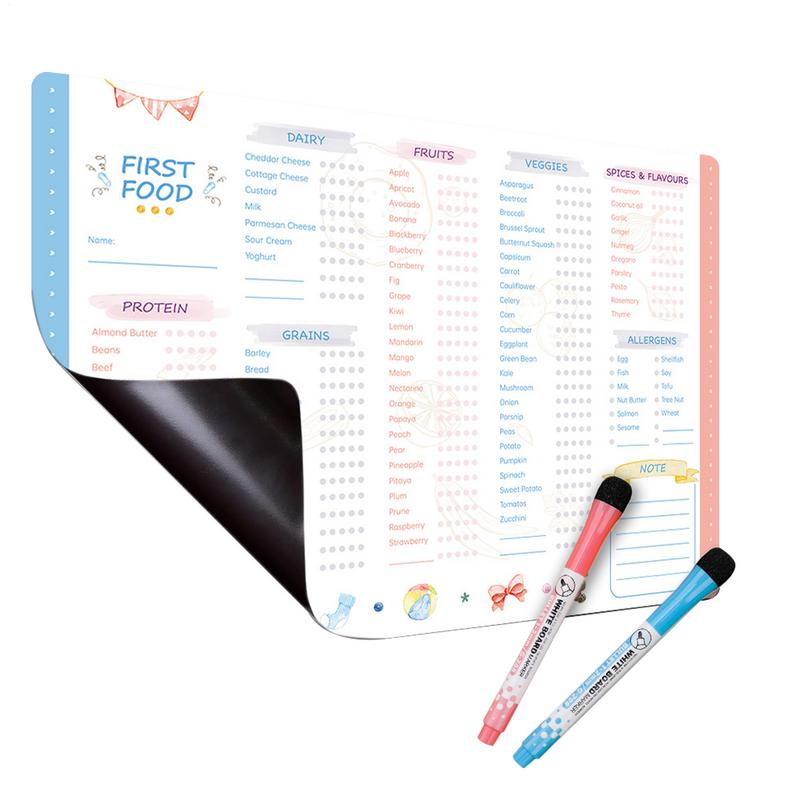 Baby First Foods Checklist Mag - Baby Food Tracker incelemesi ve fiyatı