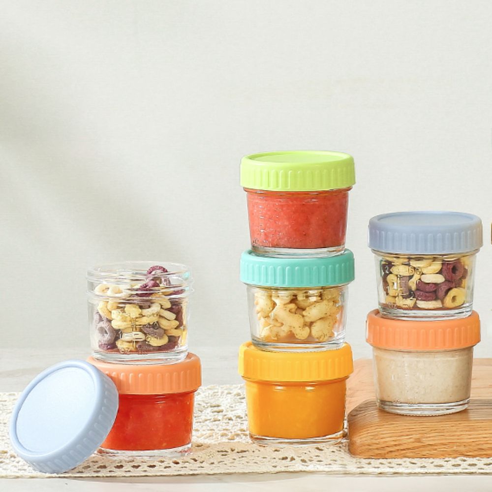 6pcs Mason Jar Glass Baby Food - Baby Food In Jar incelemesi ve fiyatı