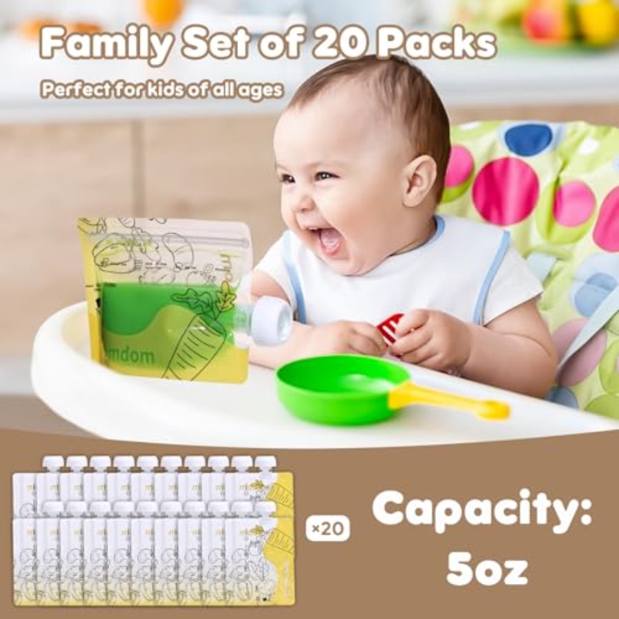 Pack Reusable Baby Food Pouche - Baby Food Organic Pouches incelemesi ve fiyatı