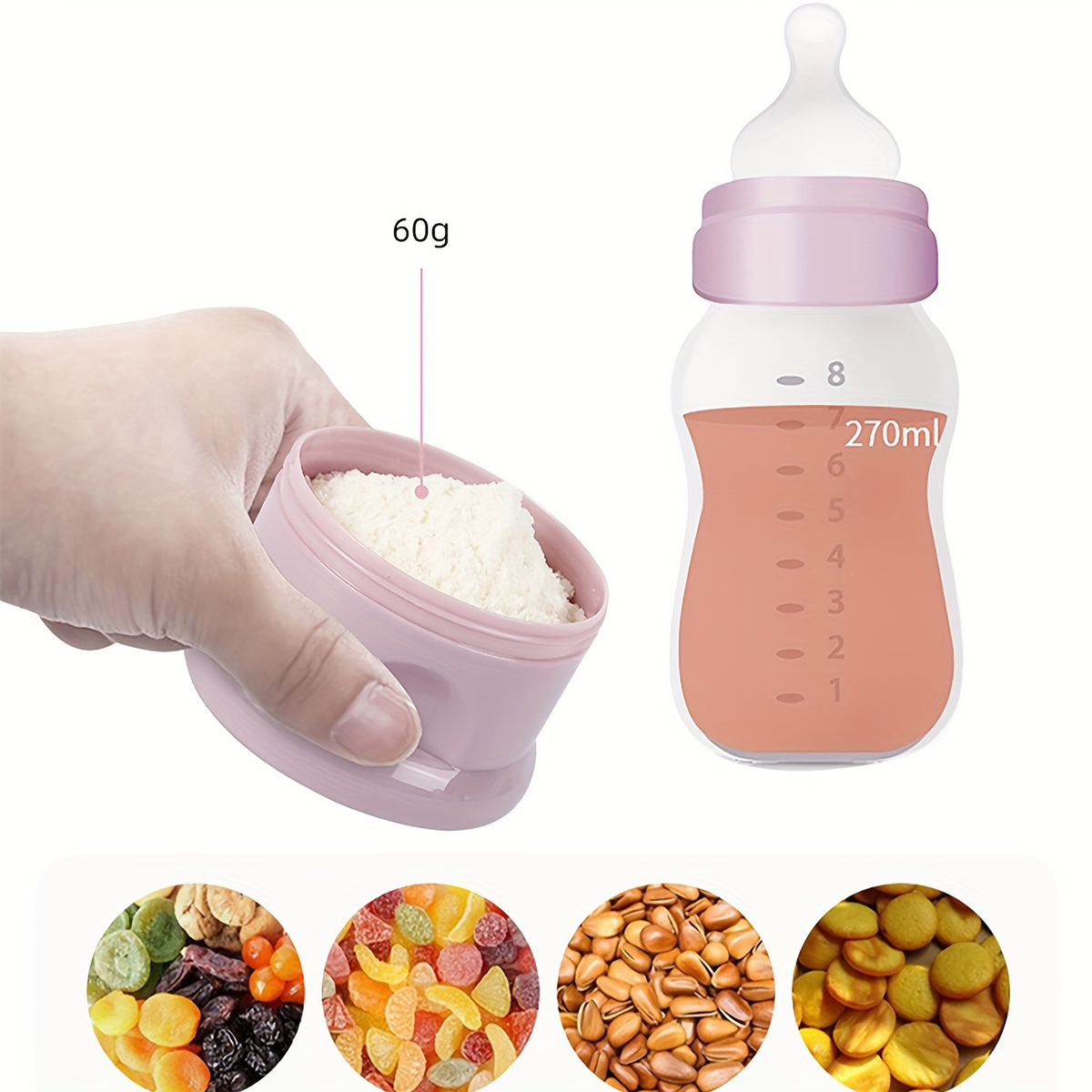 Large Capacity Baby Milk Powde - Baby Food In Jar incelemesi ve fiyatı