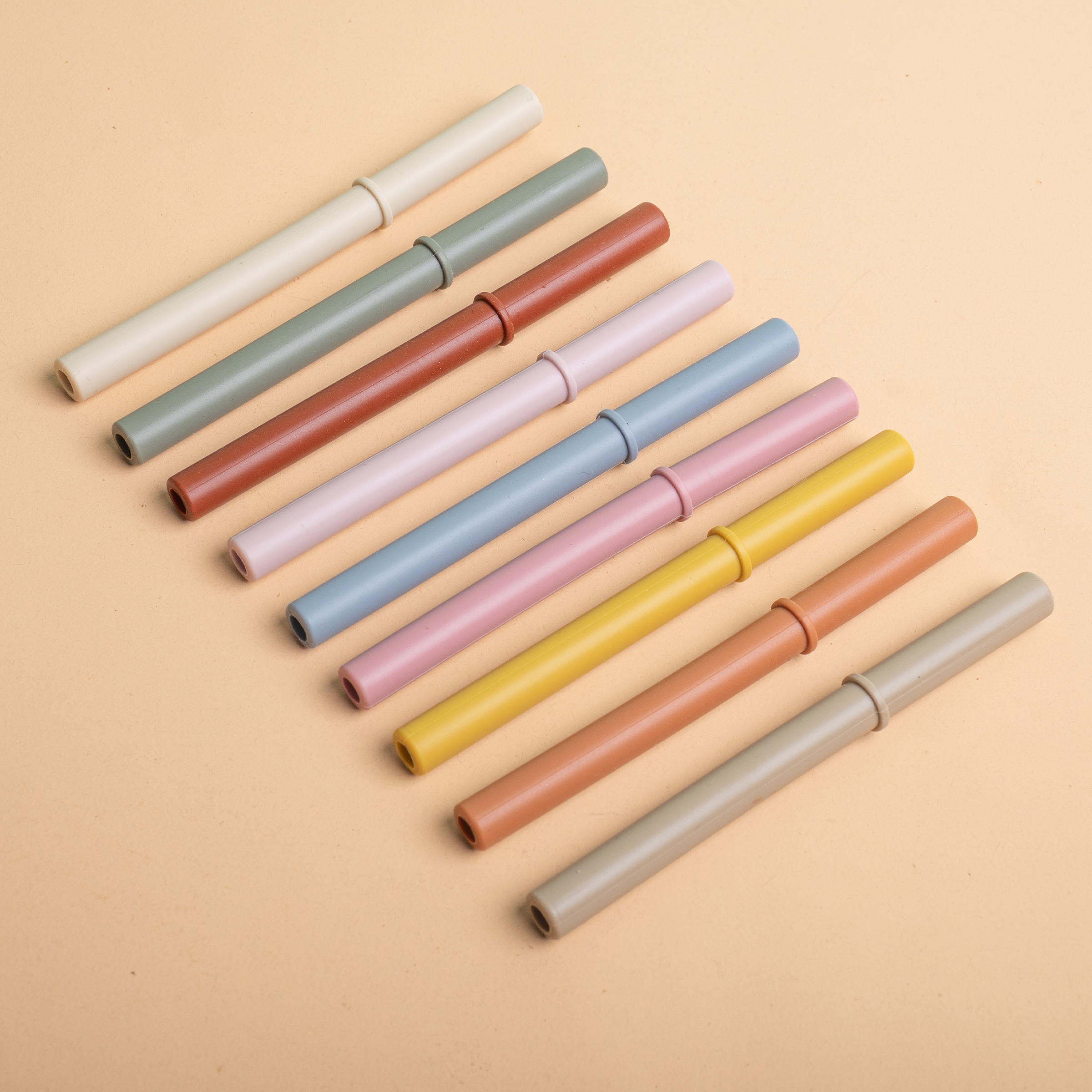 Morandi Color Silicone Straw,  - Baby Food Thermos incelemesi ve fiyatı