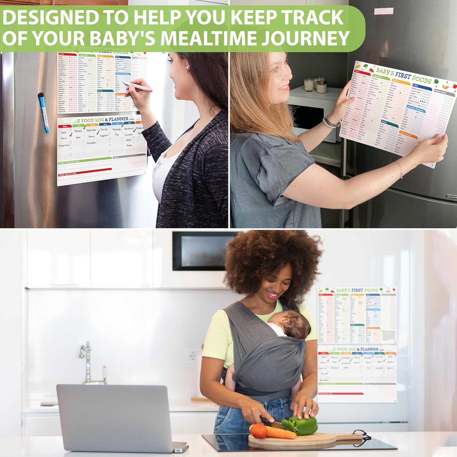 Set of 2 Baby First Foods Trac - Baby Food Tracker incelemesi ve fiyatı