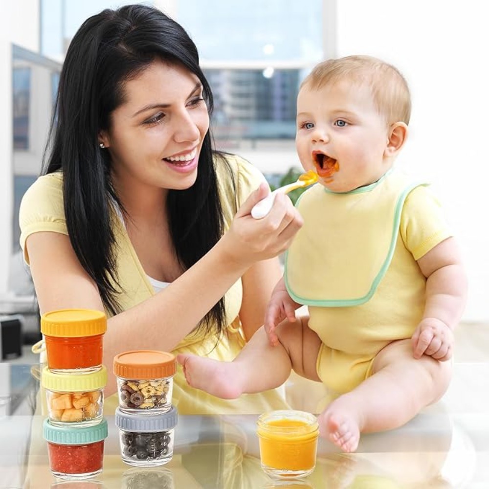 6pcs Glass Baby Food Jar Reusa - Baby Food In Jar incelemesi ve fiyatı