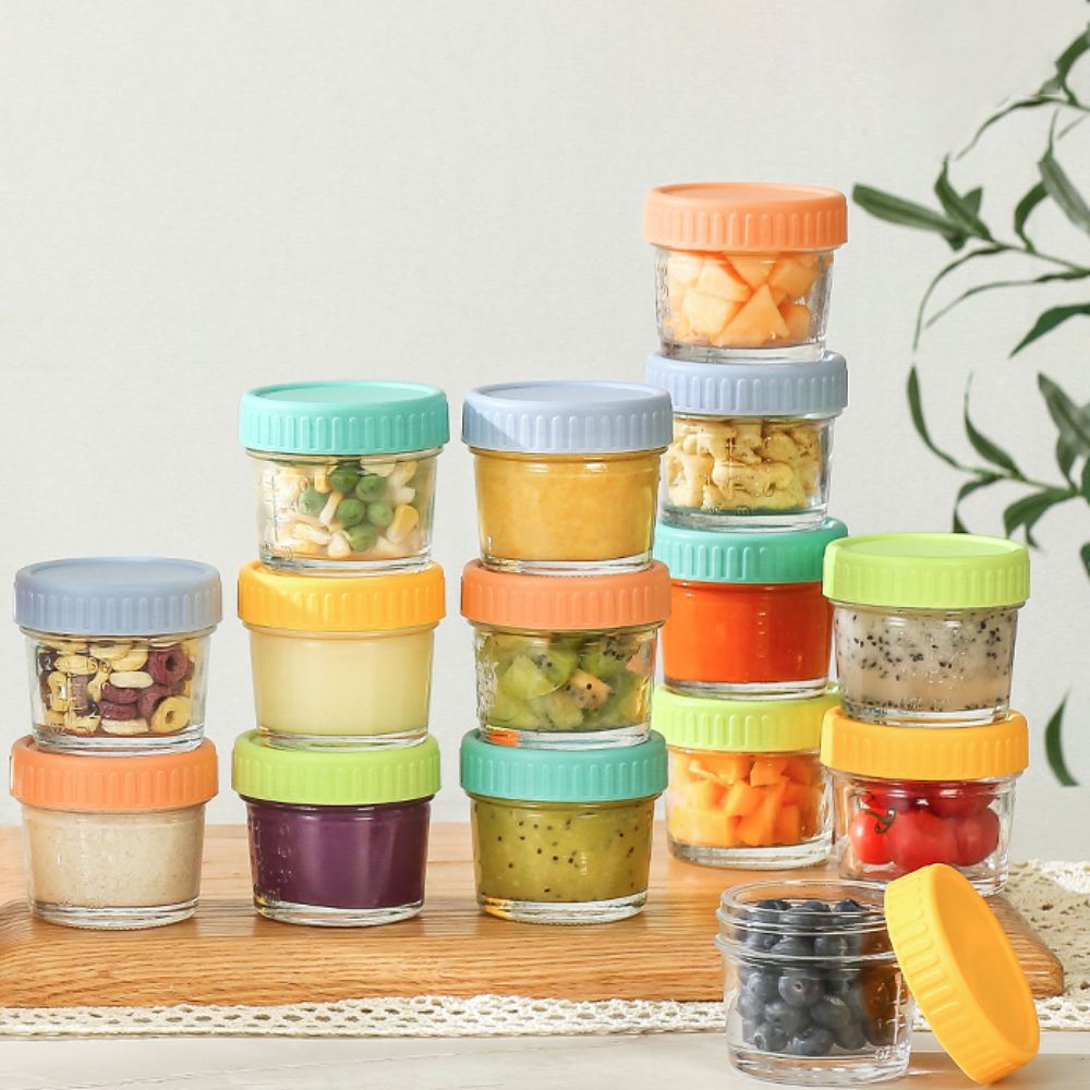 6pcs Glass Baby Food Jar Reusa - Baby Food In Jar incelemesi ve fiyatı