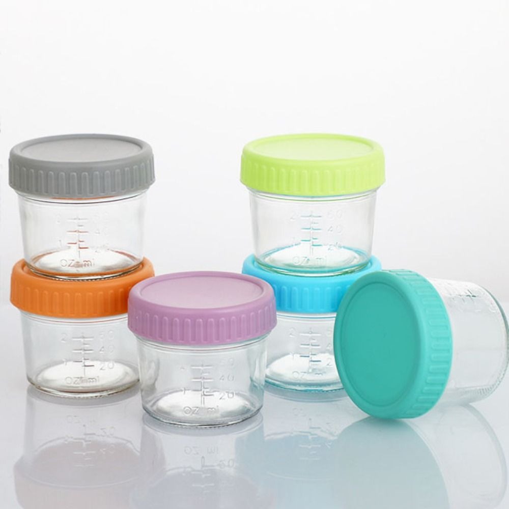 6pcs Glass Baby Food Jar Reusa - Baby Food In Jar incelemesi ve fiyatı