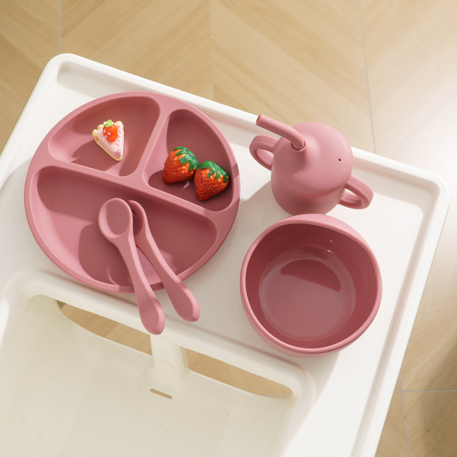 5PCS Baby Silicone Tableware S - Baby Food Kit incelemesi ve fiyatı
