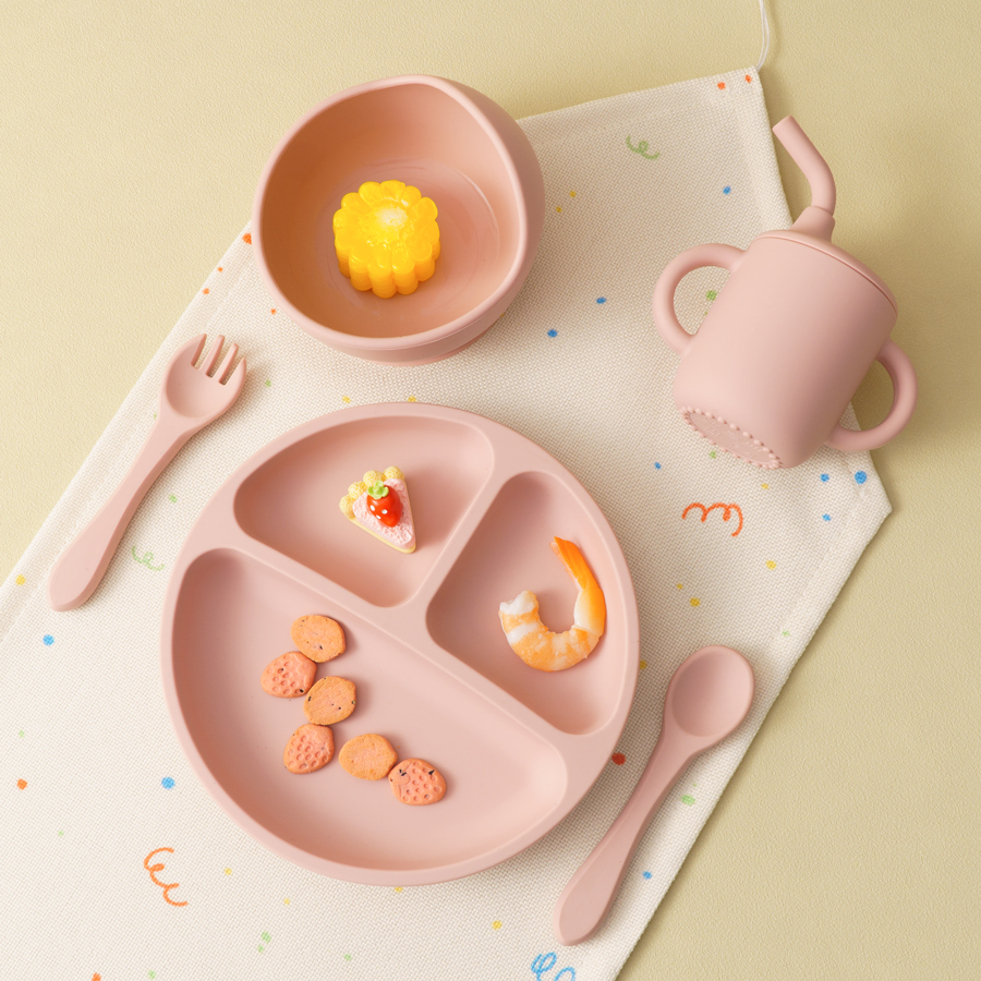 5PCS Baby Silicone Tableware S - Baby Food Kit incelemesi ve fiyatı