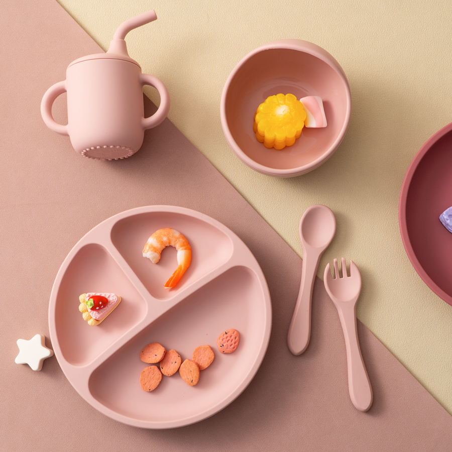 5PCS Baby Silicone Tableware S - Baby Food Kit incelemesi ve fiyatı