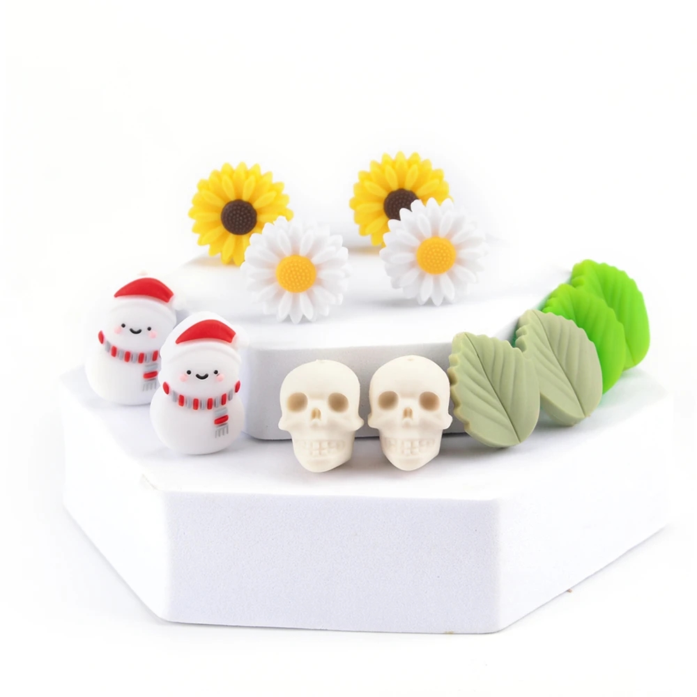 LOFCA 10pcs Leaf Silicone Bead - Baby Food Name incelemesi ve fiyatı