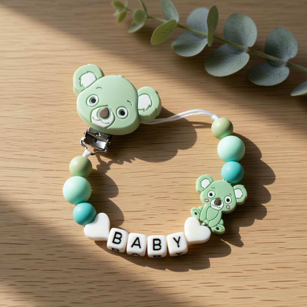 Silicone Baby Pacifier Clip Te - Baby Food Name incelemesi ve fiyatı