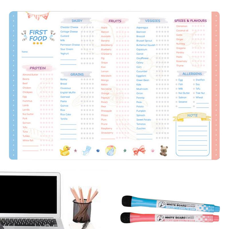 Reusable Kids Magnetic Daily F - Baby Food Tracker incelemesi ve fiyatı