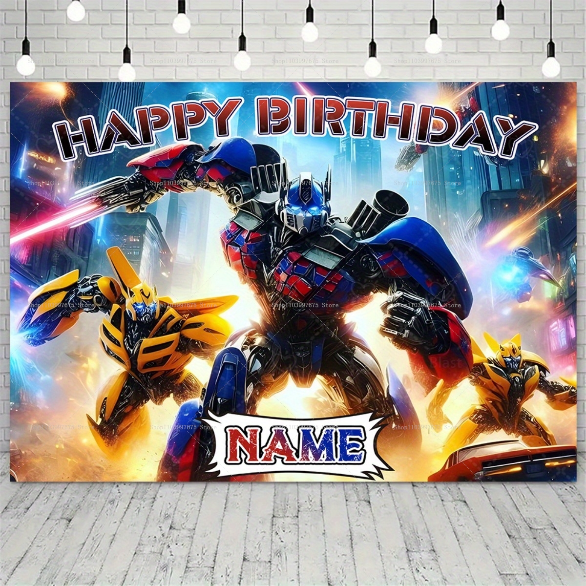 Custom Name Transformers Backd - Baby Food Name incelemesi ve fiyatı