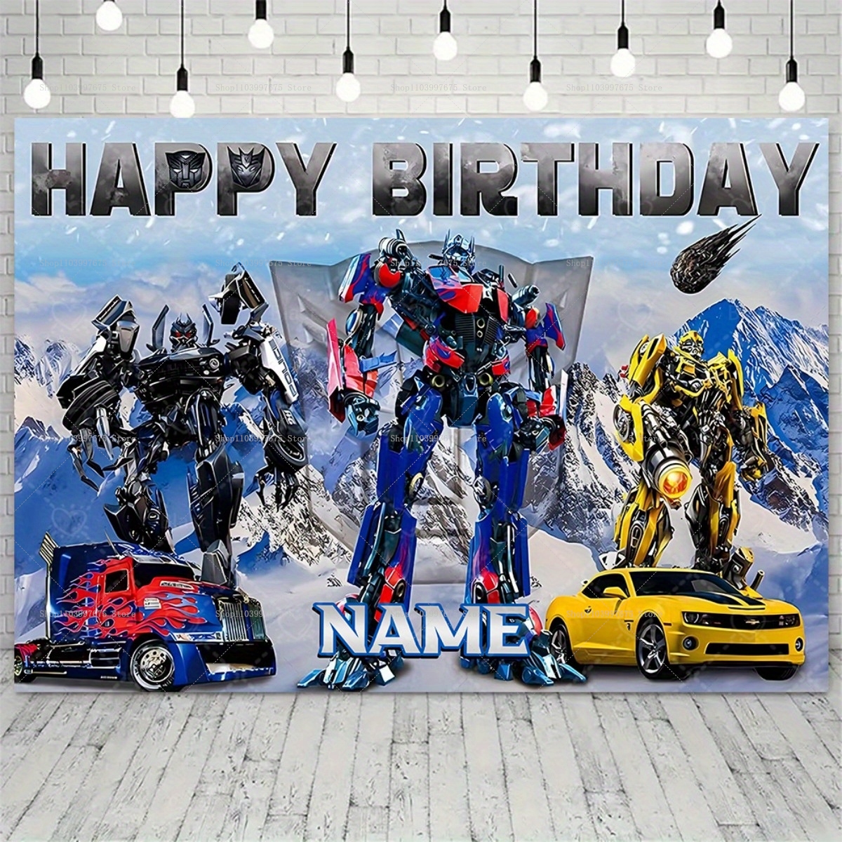 Custom Name Transformers Backd - Baby Food Name incelemesi ve fiyatı