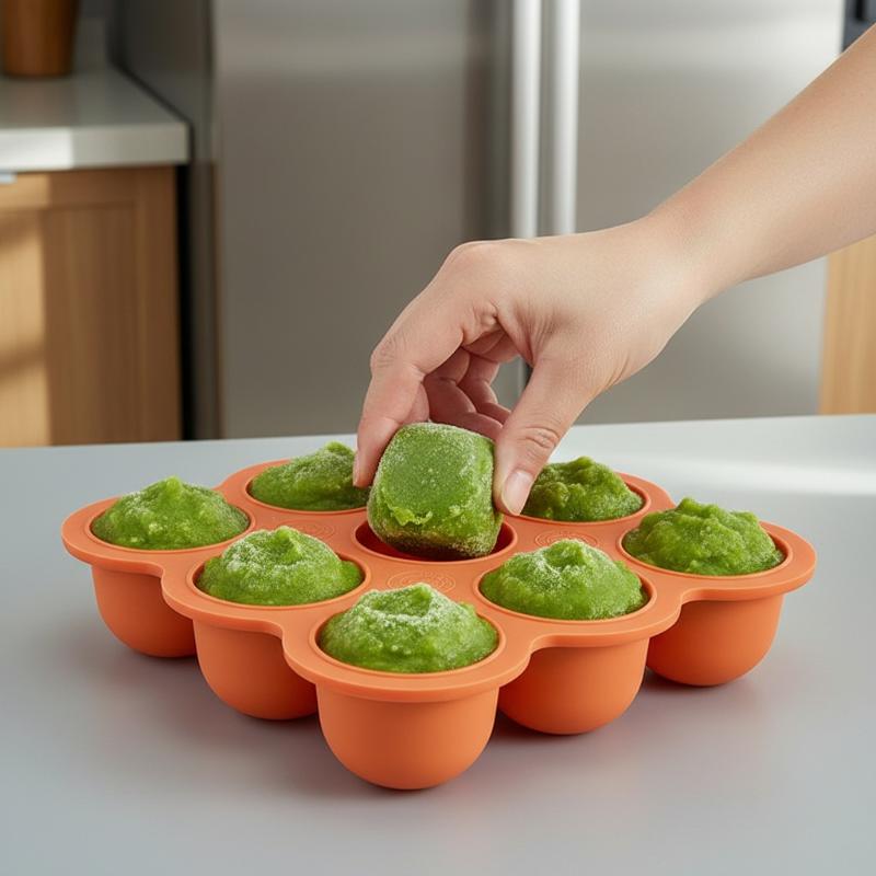 Baby Food Silicone Container 9 - Easy Baby Food incelemesi ve fiyatı