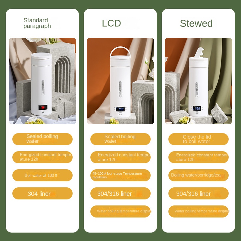 Travel Electric T Kettle Fast  - Baby Food Thermos incelemesi ve fiyatı