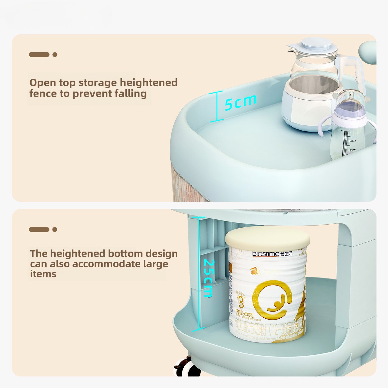 4-Layer Mobile Cart for Baby R - Baby Food Organizer incelemesi ve fiyatı