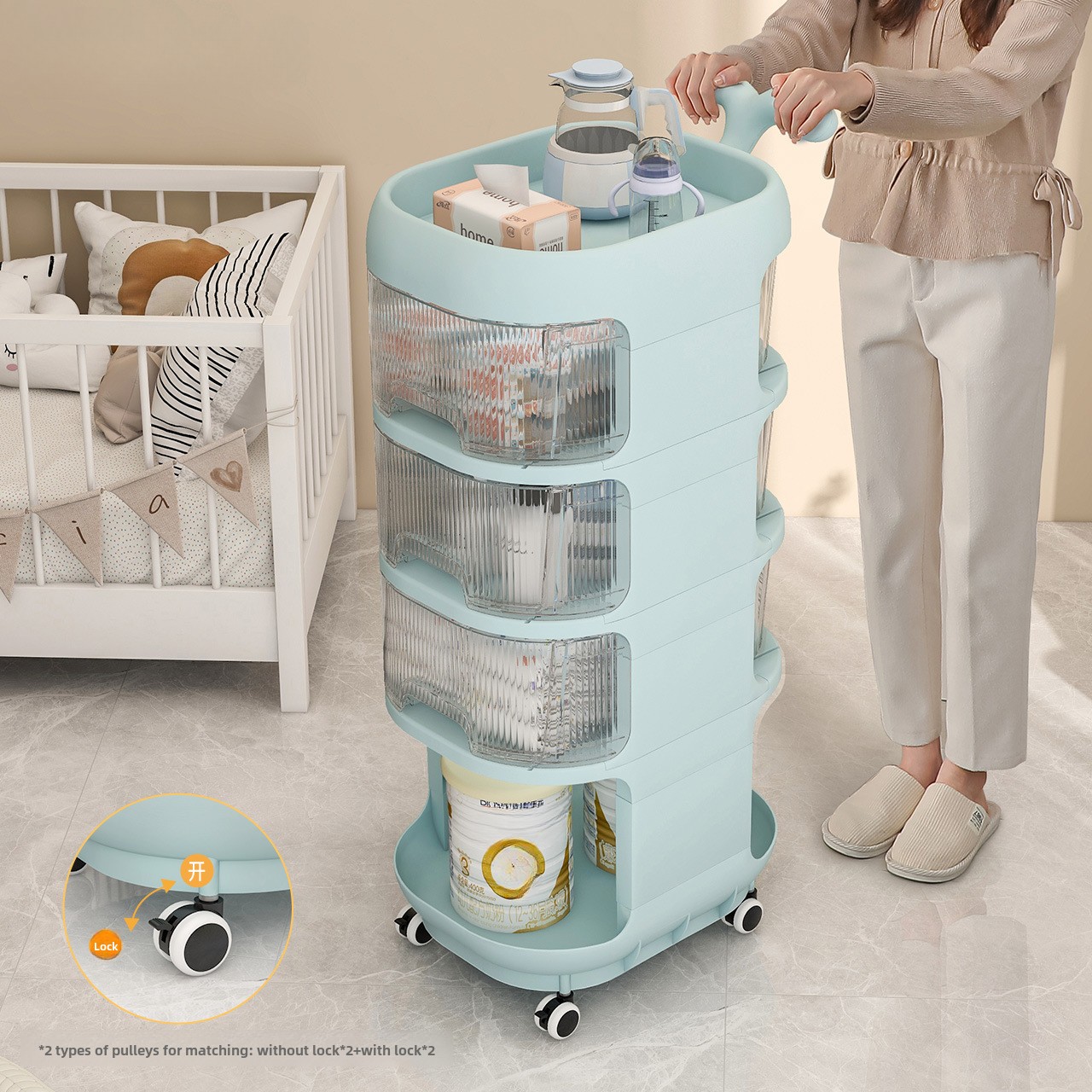 4-Layer Mobile Cart for Baby R - Baby Food Organizer incelemesi ve fiyatı