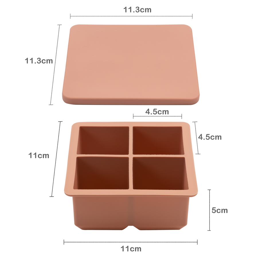 Food Grade Soft Silicone Squar - Baby Food Organizer incelemesi ve fiyatı
