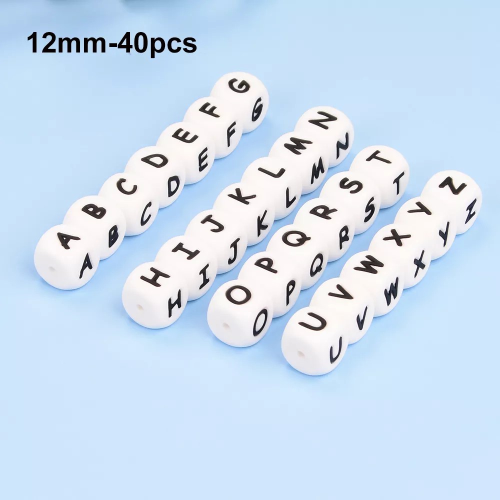 LOFCA 40PCS/Lot Alphabet 12mm  - Baby Food Name incelemesi ve fiyatı