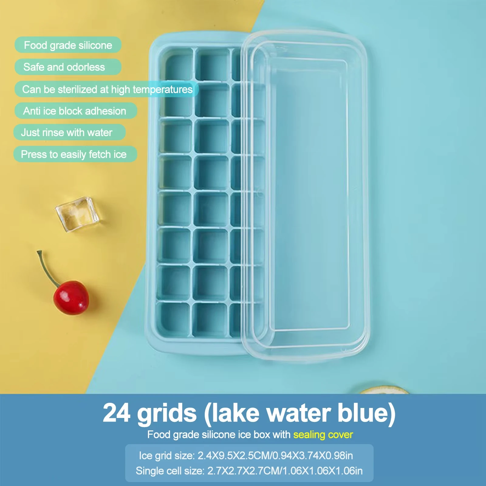 Silicone Ice Cubes Tray with L - Easy Baby Food incelemesi ve fiyatı