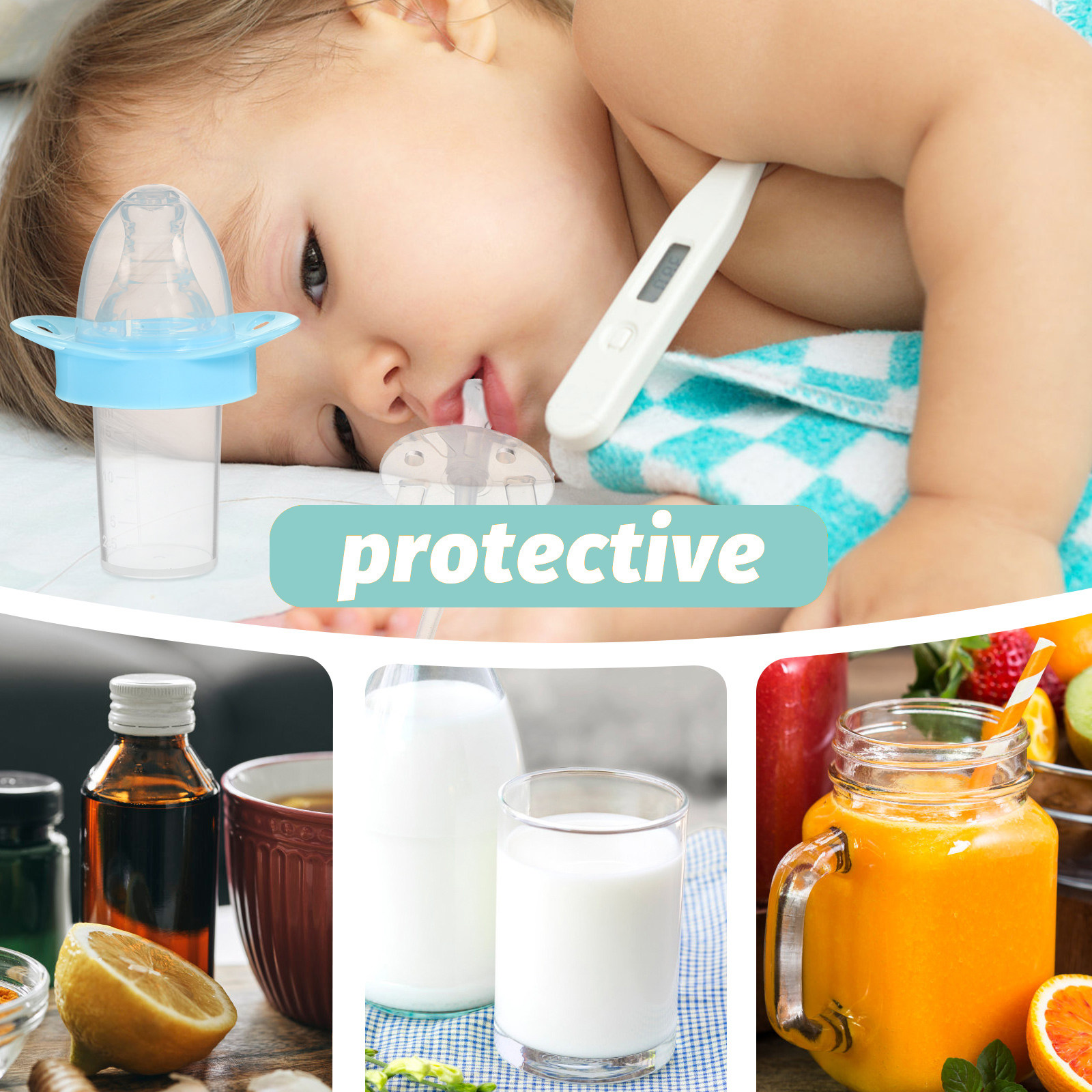 2pcs Baby Medicine Dispenser N - Baby Food Kit incelemesi ve fiyatı
