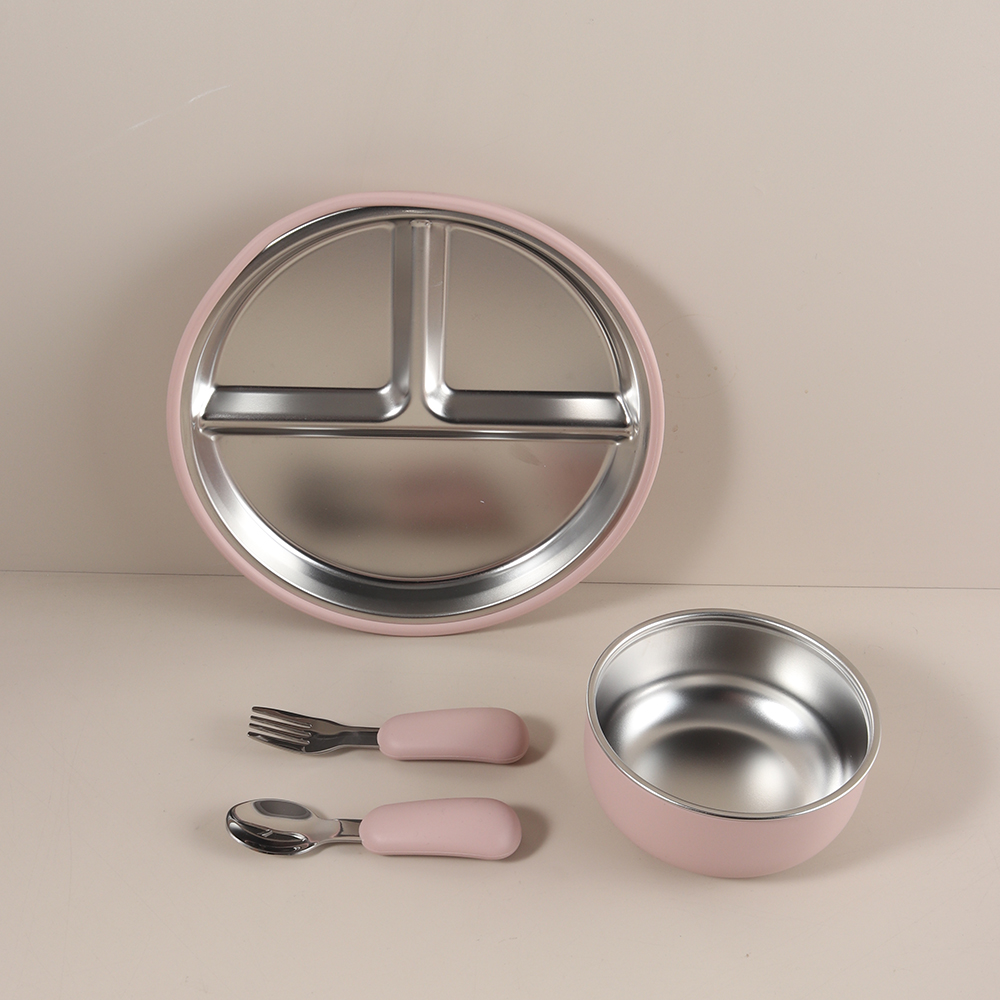 4pcs/set silicone suction bowl - Baby Food Kit incelemesi ve fiyatı