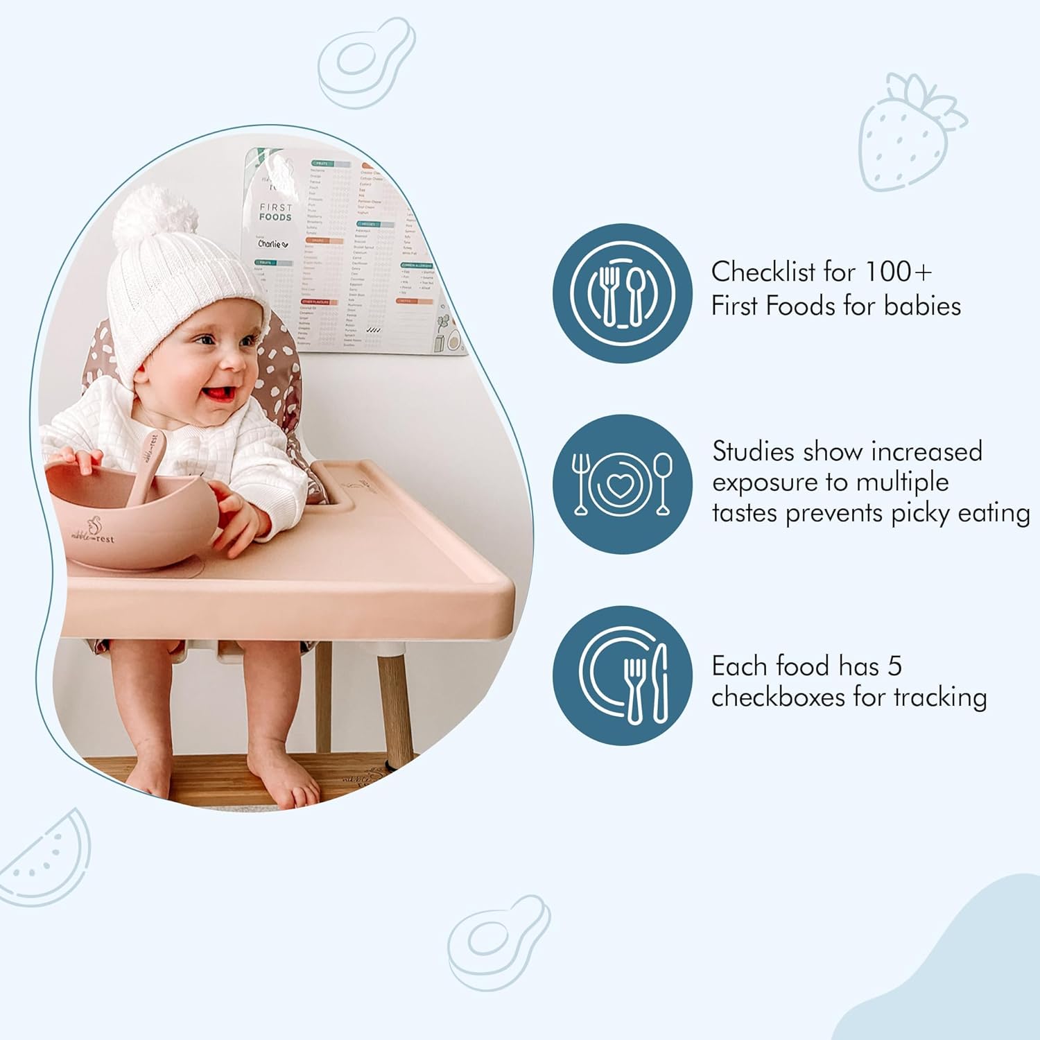 Baby First Foods Tracker Fridg - Baby Food Tracker incelemesi ve fiyatı