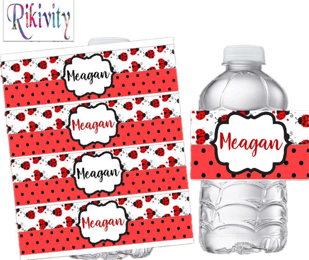 Personalised Ladybug Red Polka - Baby Food Name incelemesi ve fiyatı
