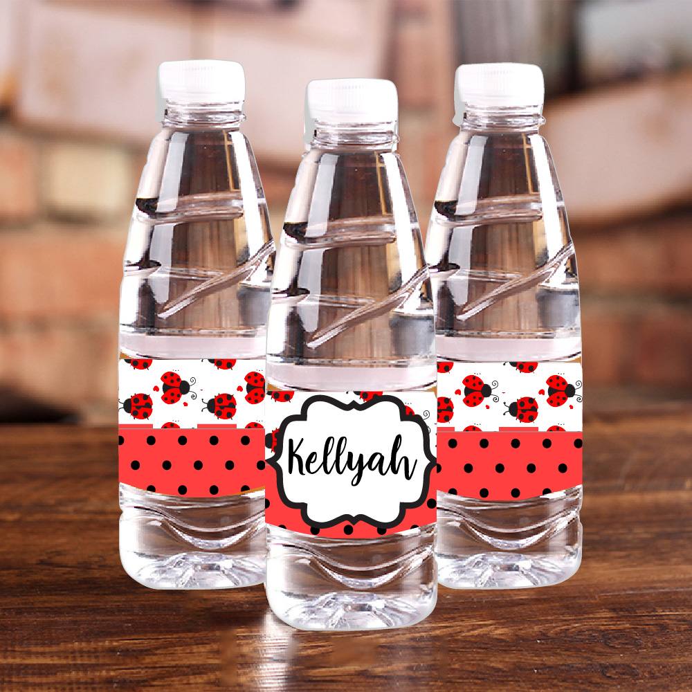 Personalised Ladybug Red Polka - Baby Food Name incelemesi ve fiyatı