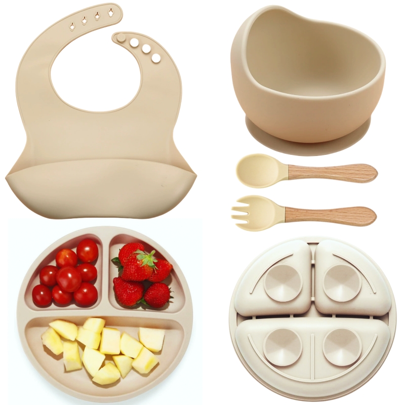 5Pcs Silicone Baby Feeding Set - Baby Food Kit incelemesi ve fiyatı