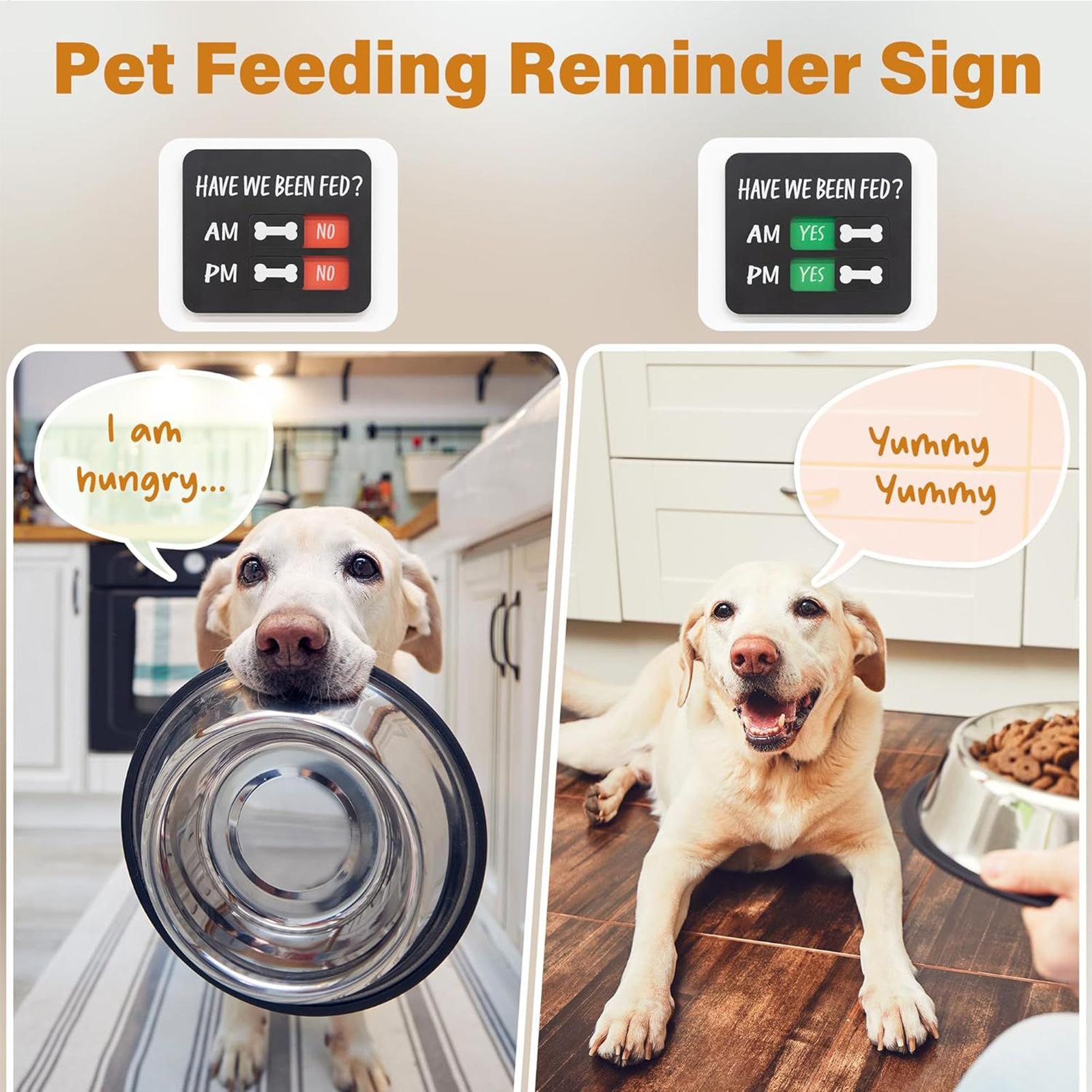 Dog Feeding Reminder Sign Pet  - Baby Food Tracker incelemesi ve fiyatı