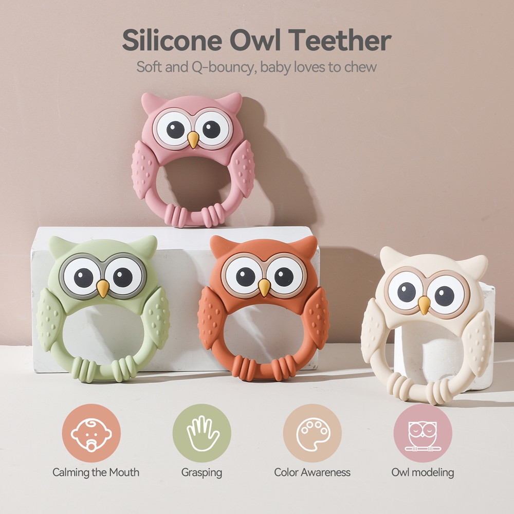 1pc Silicone Teether Baby 0-12 - Baby Food Name incelemesi ve fiyatı