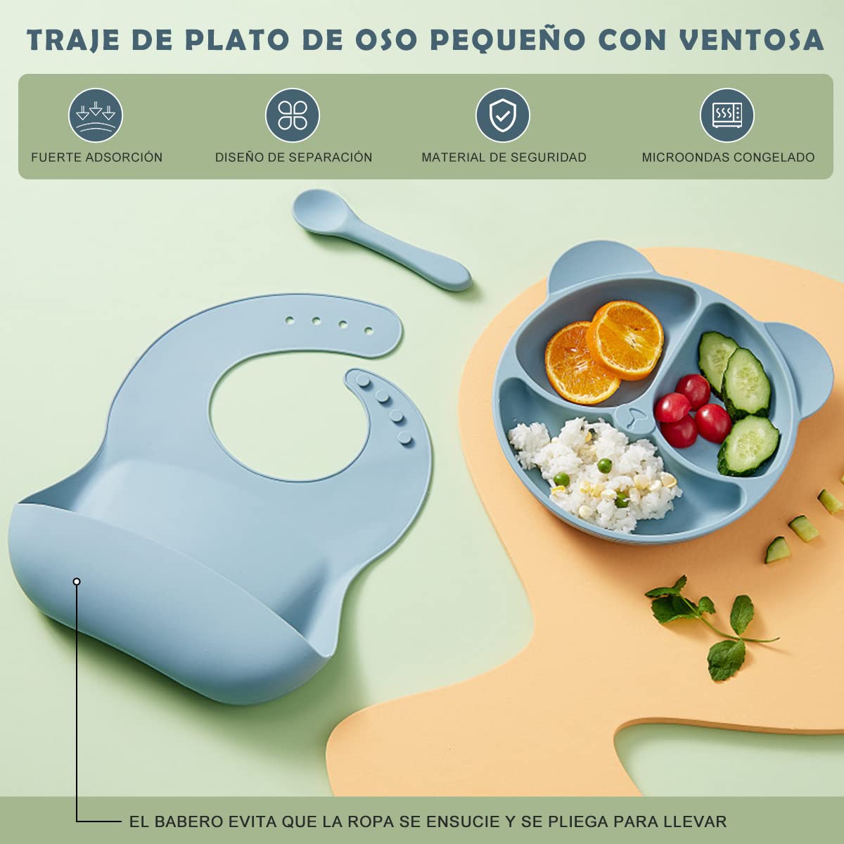4PCS Baby Feeding Set with Bib - Baby Food Kit incelemesi ve fiyatı