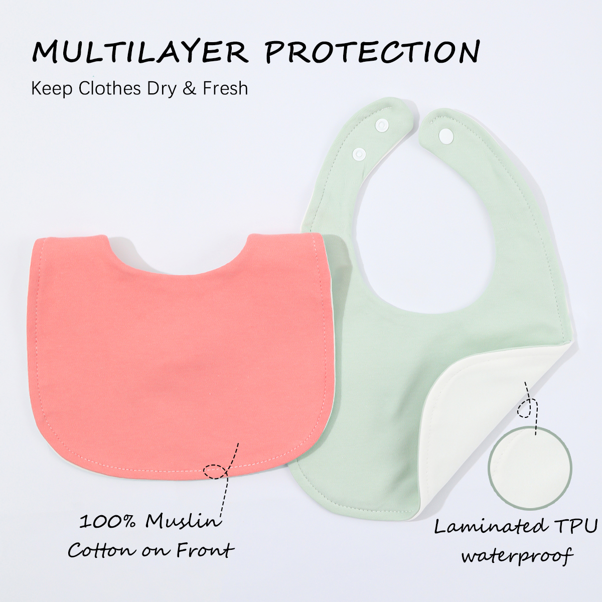 10-piece baby bib U-shaped sal - Baby Food Kit incelemesi ve fiyatı