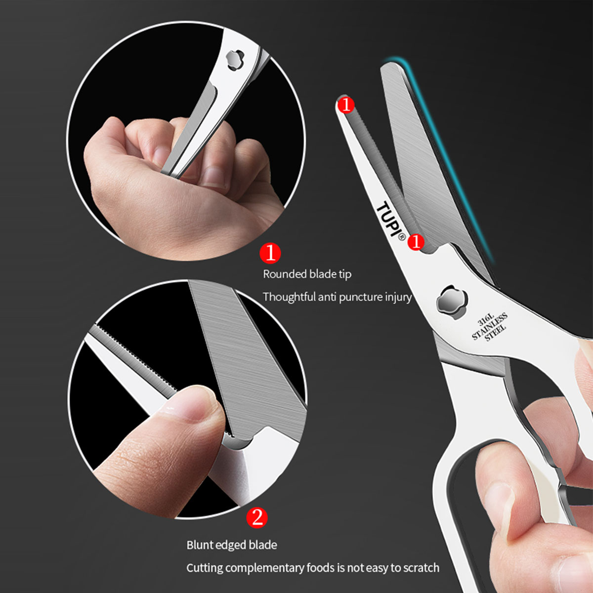 TUPI - Stainless Steel Scissor - Baby Food Mill incelemesi ve fiyatı